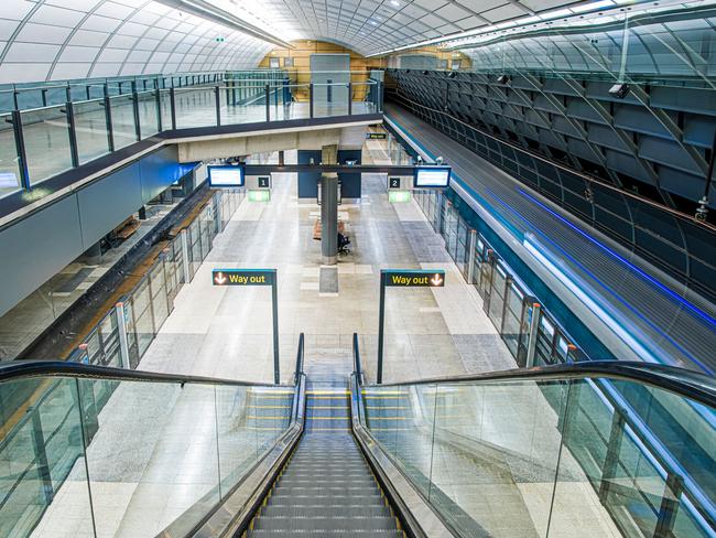 Macquarie University Sydney Metro northwest train station.