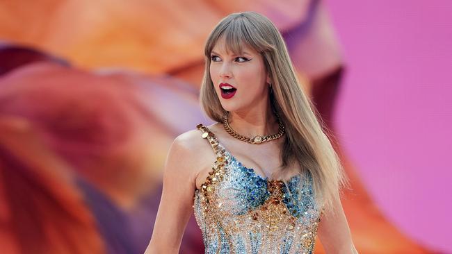 Taylor Swift performs at Wembley Stadium as part of her Eras Tour. Picture: Scott A Garfitt/Invision/AP