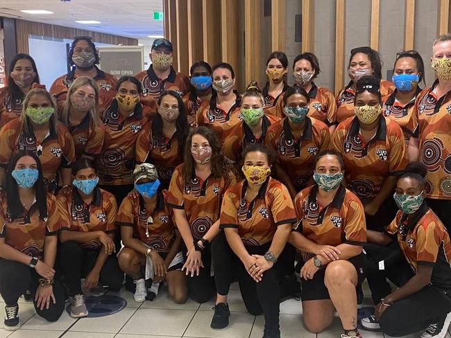 The womens Titans rep squad travelled which travelled to Redcliffe