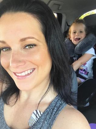 Shanann Watts with one of her daughters. Source: Facebook