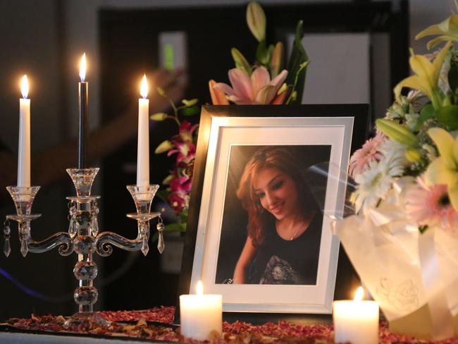 Leila Alavi’s memorial service at Eastwood Community Centre. Photo: Bob Barker