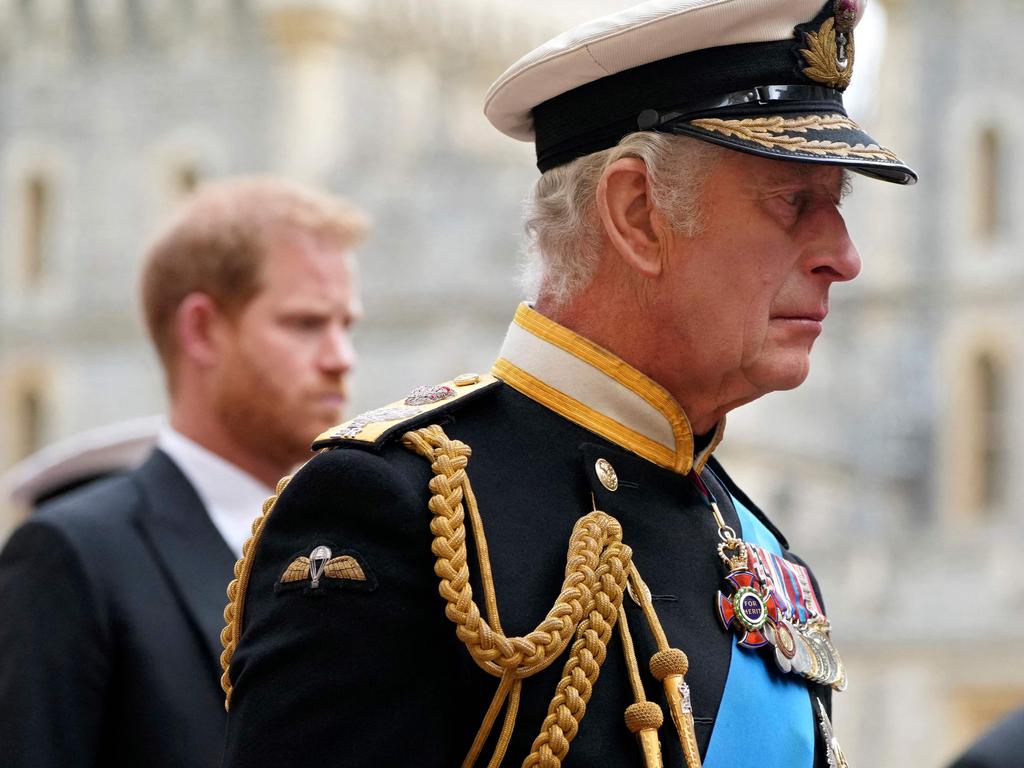 Charles is reportedly bracing for the bombshells that could be in Harry’s memoir. Picture: Jon Super / POOL / AFP