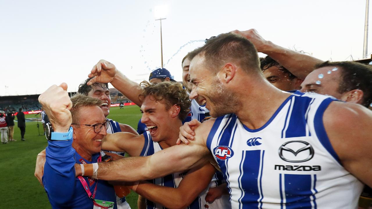 North Melbourne has a 92 per cent uptake of first-dose vaccinations. Picture: Getty Images