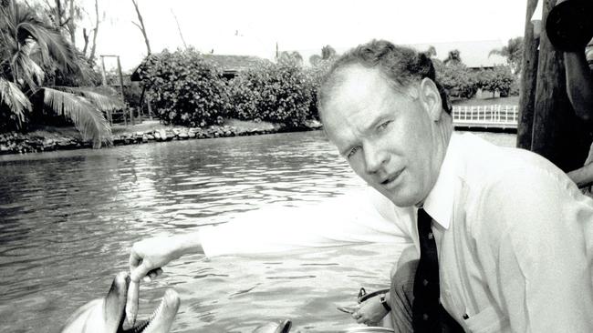 Wayne Goss at Seaworld in April 1990.