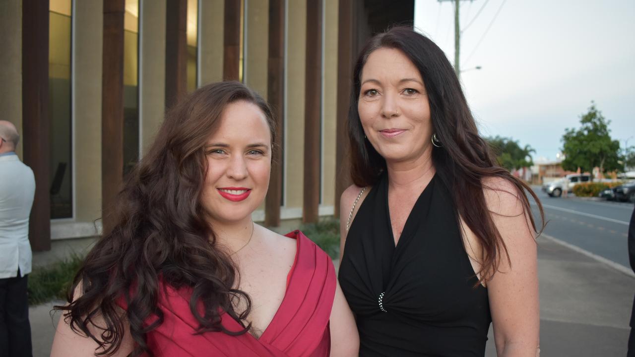 One Key Resources representatives Sharmayne Davidson and Rachel Maloney at the 2020 Queensland Mining Awards at the MECC, Mackay, on Wednesday September 23. Picture: Zizi Averill