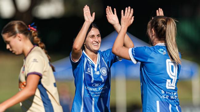 Maxine Peak has scored in twice in two matches for Sydney Olympic. Picture: Brett Nielsen