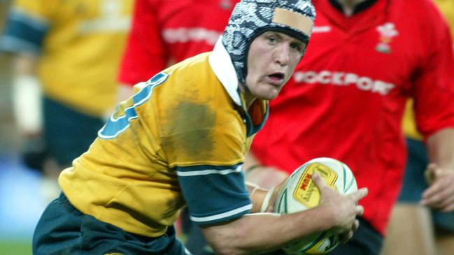 Gold Coast man Elton James Flatley during his Wallabies career. Picture: Anthony Weate