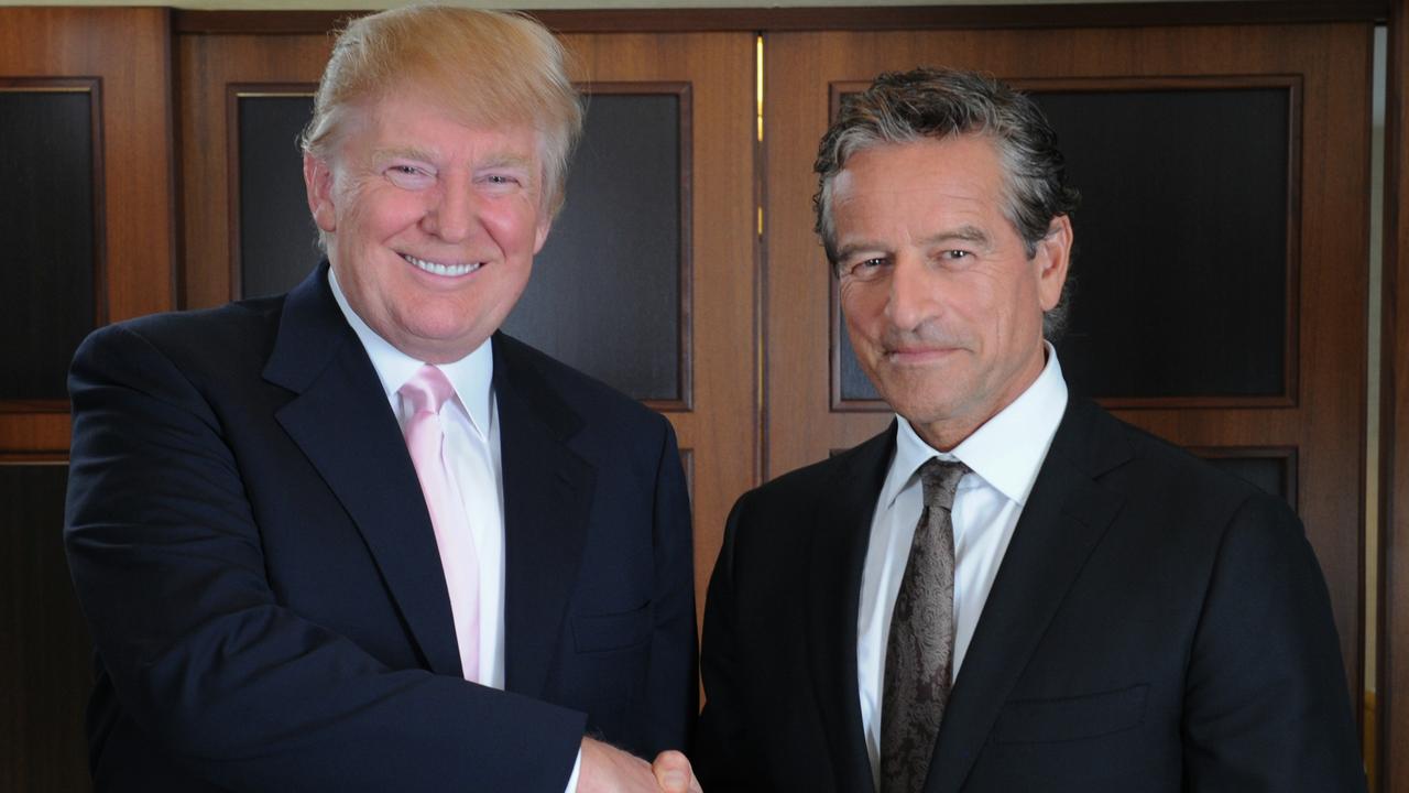 Donald Trump and Mark Bouris appearing on The Celebrity Apprentice in 2011.