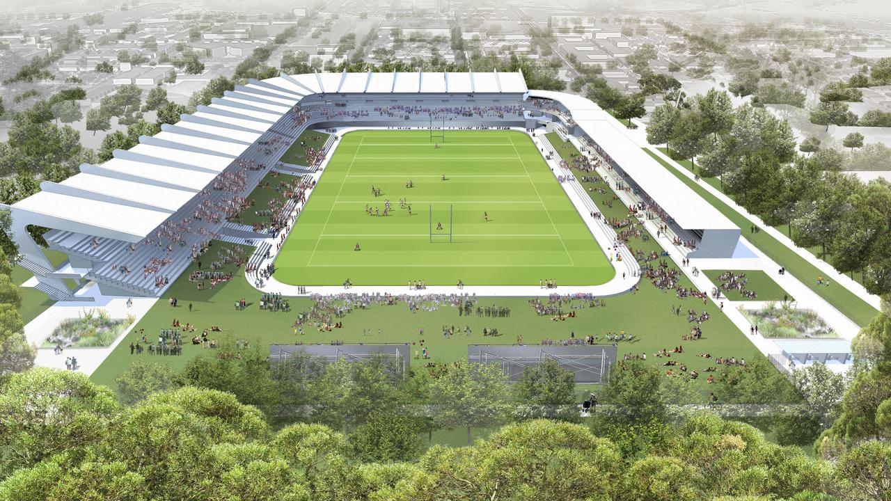 One of six redevelopment plans for Brookvale Oval.