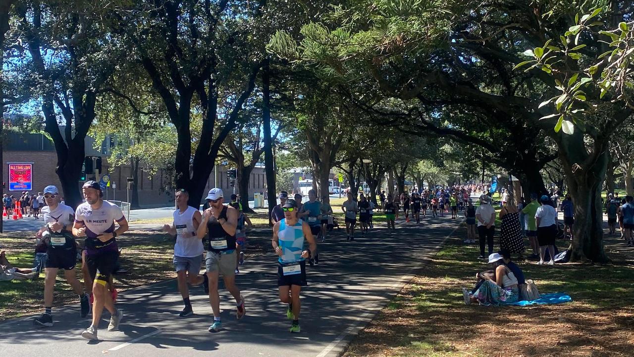 The Centennial Park part of the course was described as the ‘trenches’.