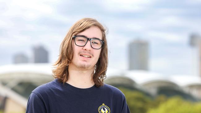 School leaver Jakob Bogert, 17, hopes to work for Australian Submarine Corporation one day. Picture: Russell Millard