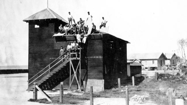 The Surfers Paradise Surf Lifesaving club, on the Surfers Paradise circa 1920s. Photo: George A. Jackman