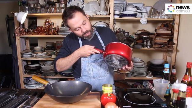 We test out Coles' new cookware range with a simple stir fry.
