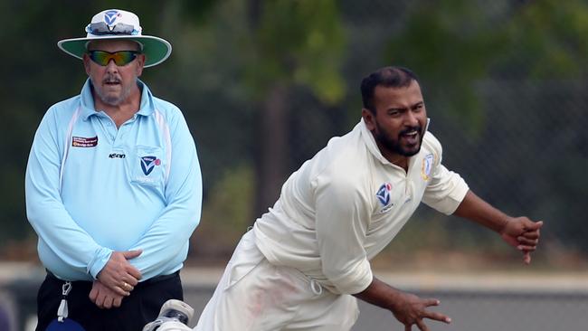 Issy Perera scored his first century for Deepdene Bears.Picture: Stuart Milligan