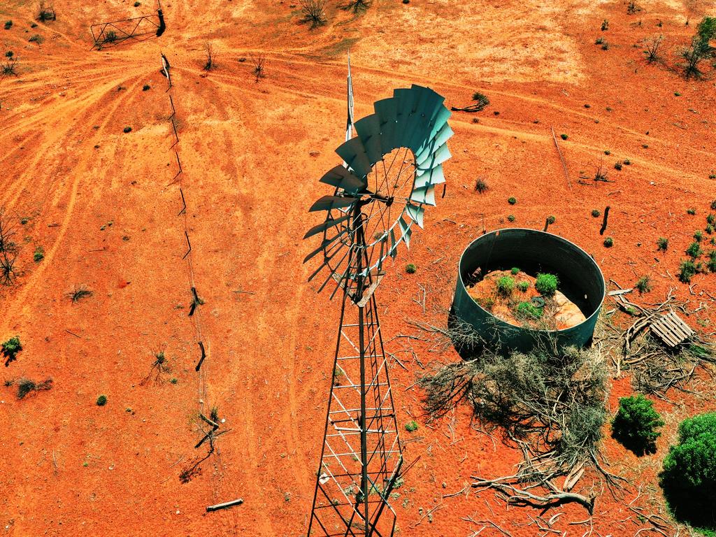 The driest continent, at its driest. West of Wilcannia, New South Wales.