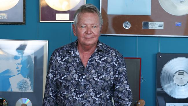 Icehouse frontman Iva Davies is desperately seeking his cherished black Gibson Les Paul Custom electric guitar. Picture: Glenn Nicholls