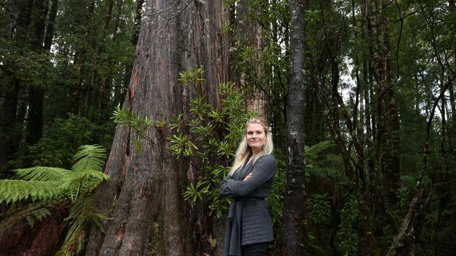 Bonnie Sveen in the Upper Florentine Tasmania.. Picture: NIKKI DAVIS-JONES