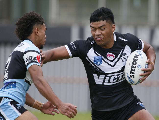 Heamasi Makasini was a standout for Wests. Picture: Warren Gannon Photography