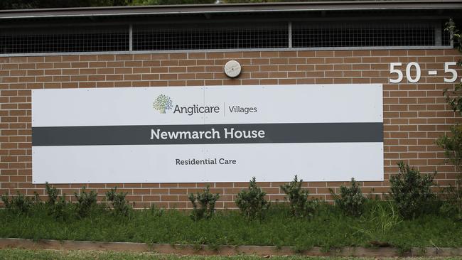 The Anglicare Newmarch House in western Sydney that has been the source of a major COVID-19 cluster.