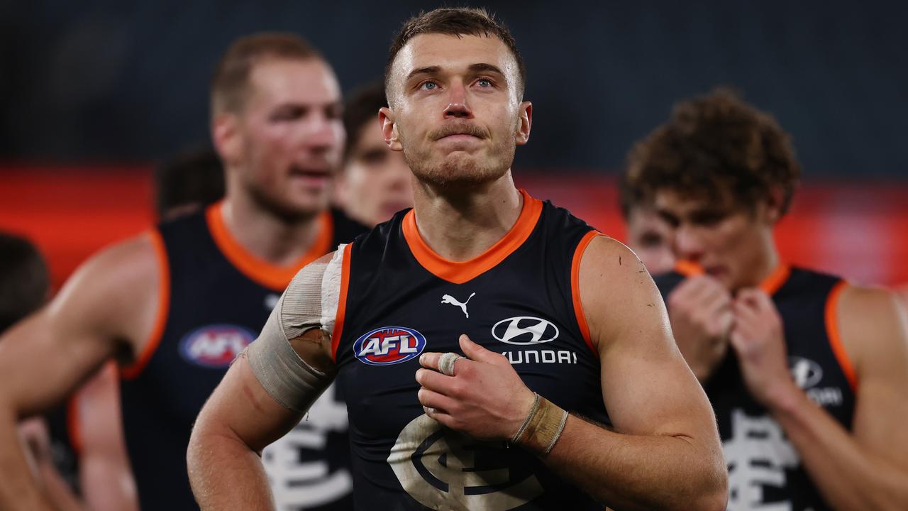 It was a tough night for Patrick Cripps. Picture: Michael Klein