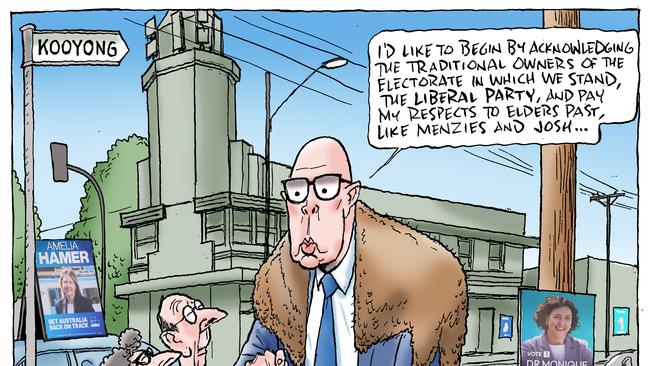 Mark Knight cartoon for Herald Sun, April 29, 2025