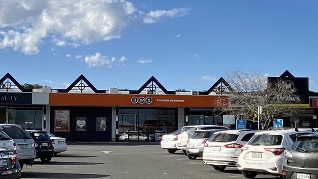 The BWS outlet at the Fulham Gardens Shopping Centre will close and be turned into two speciality shops, as part of a $10 million upgrade of the complex. Picture: Rachel Moore