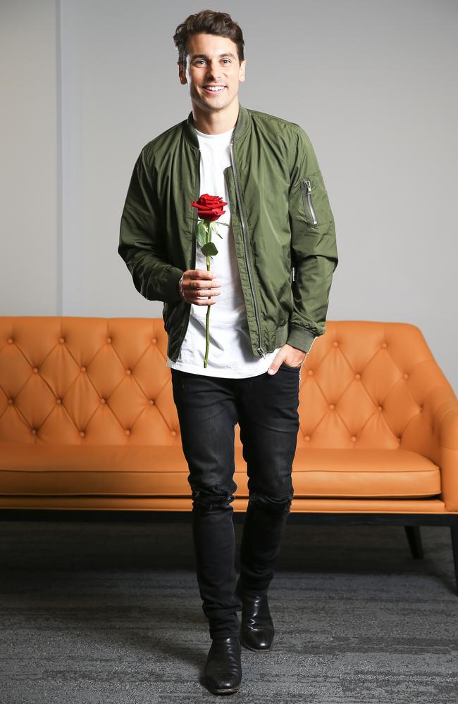 Ready for love...The Bachelor Matty Johnson. Picture: Dylan Robinson