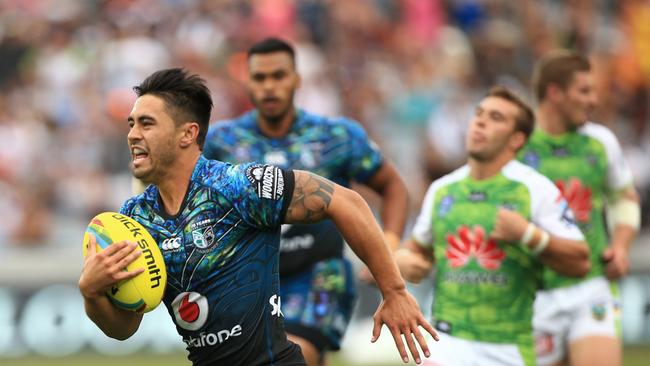 Shaun Johnson was a standout performer at the inaugural NRL Auckland Nines in 2014. Picture: Mark Evans.