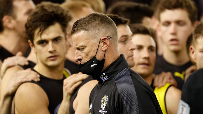 Tigers coach Damien Hardwick is said to be excited about a full pre-season ahead after Richmond missed finals for the first time in five years in 2021.