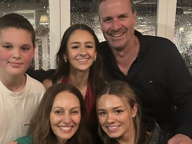 Jodee Goddard with daughters Shae, 19 and Milla, 17, husband Tim Goddard and son Ben, 14. Image: Supplied