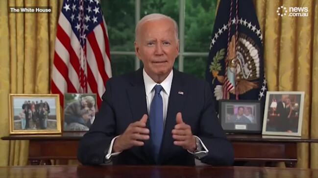 "Pass the torch": Biden explains why he dropped out of the 2024 election