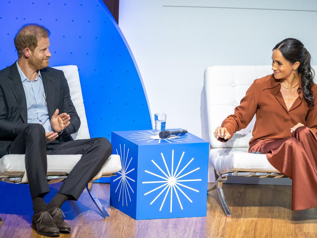 They gave passionate speeches about the digital landscape during an afternoon panel appearance. Picture: Diego Cuevas/Getty Images