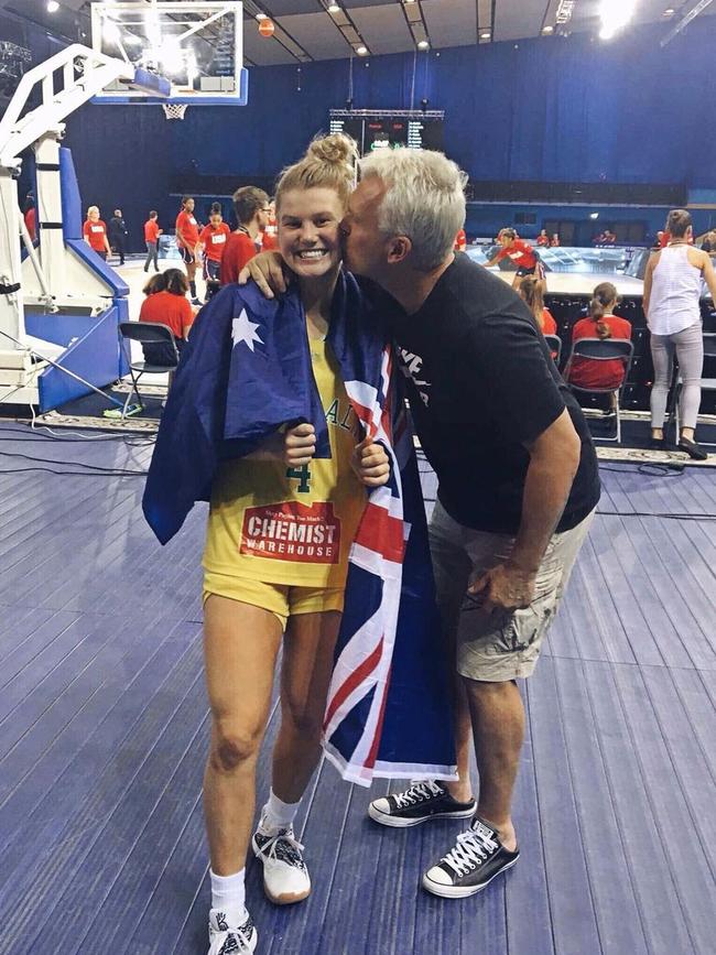 Shyla Heal with her father Shane circa 2019. (Picture: Supplied)