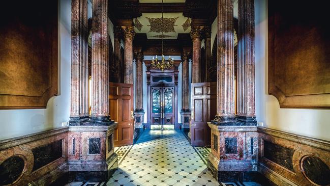 The interior of Edmund Wright House, which has been acquired for $6.38 million by Sydney-based investor Jie Chen. 