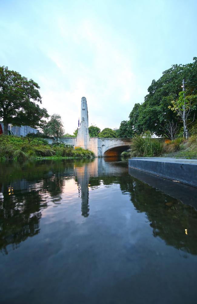 The Anzac Bridge of Remembrance in central Christchurch. Picture: ChristchurchNZ