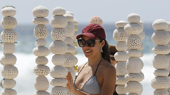 The Swell Sculpture Festival at Currumbin Beach. Photo: Regi Varghese.