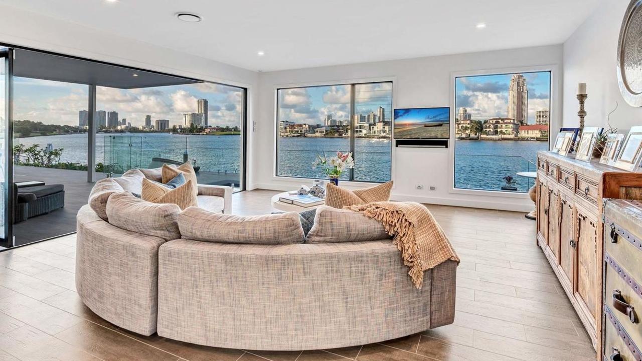 The Surfers Paradise mansion which has been put up for sale by Nicole Bricknell.