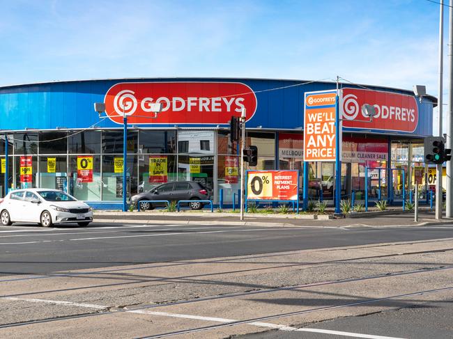 A Godfreys store in Ascot Vale in 2018.