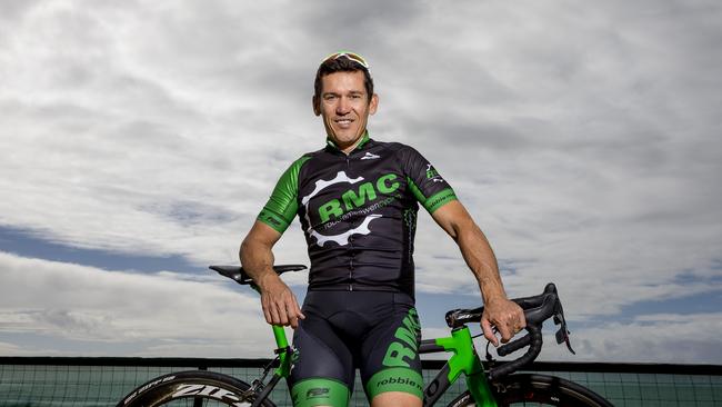 Cyclist Robbie McEwen says the State Government should adopt a model where riders pay $30-50 a year to use the national park. Picture: Jerad Williams