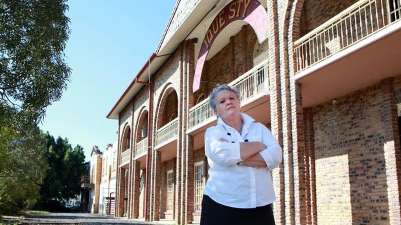 Businesswoman Jaye Rose lobbied the council for 10 years to use the building for a haunted house venue and was finally given informal approval after the state government had secret plans to bulldoze the site for the Coomera Connector. Picture: Judith Kerr