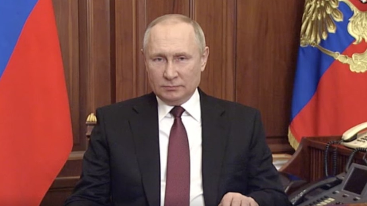 Detail in Vladimir Putin’s war announcement fuels theory video was pre ...