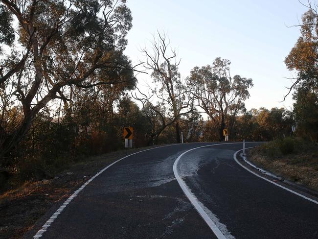 The road is filled with blind bends and drop off cliffs. Picture: Yuri Kouzmin