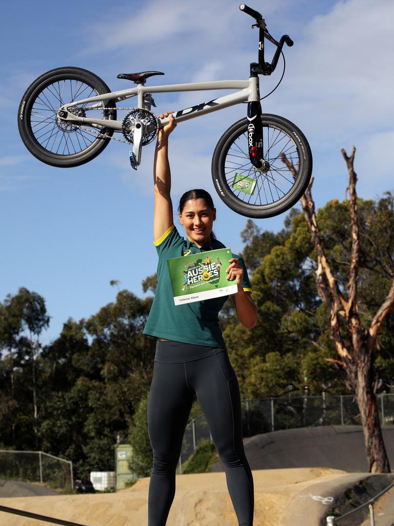 Woolworths Olympic 2021 collectibles: BMX star Saya ...