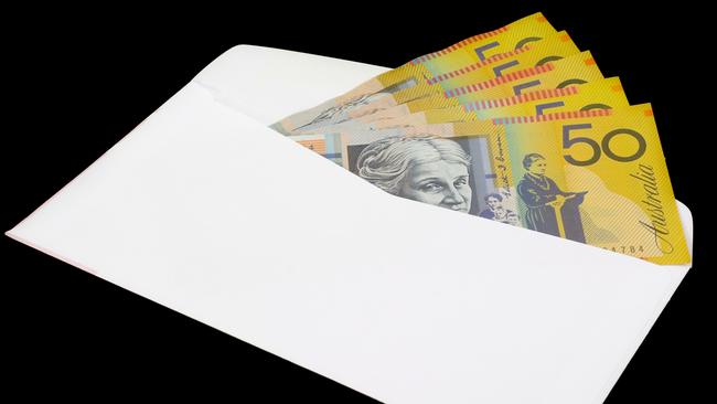 NAB staff are alleged to have taken cash bribes handed over in white envelopes, paid by customers who wanted a mortgage.