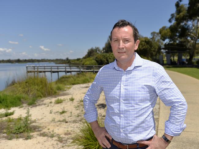 Mark McGowan as opposition leader in 2015.