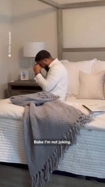 Husbands hilarious reaction to accidental pregnancy