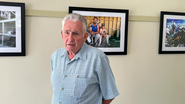 North Coast National Lismore Show President John Gibson at Norma's Kitchen with photographs by Jacklyn Wagner.