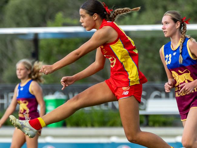 Gold Coast Suns under-16 women's development player Asia Single. Picture: Ben Grimes.