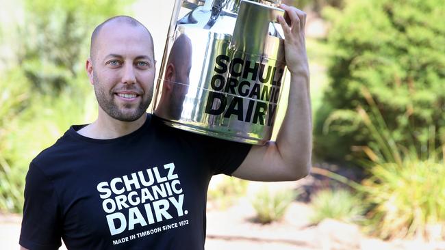 Dairy farmer Simon Schulz. Picture: Andy Rogers