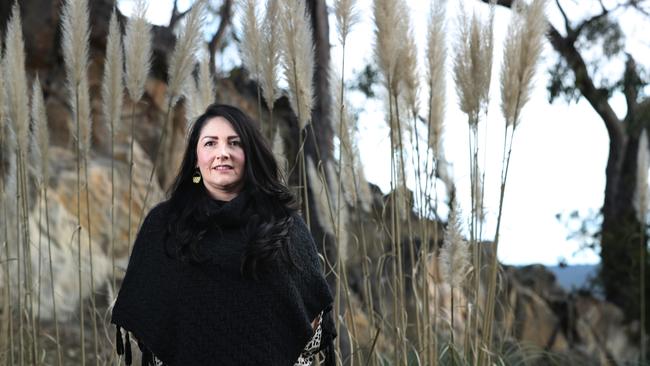 Sonya Ryan at a lookout in Stirling, where Carly liked to visit. Photo: Tait Schmaal